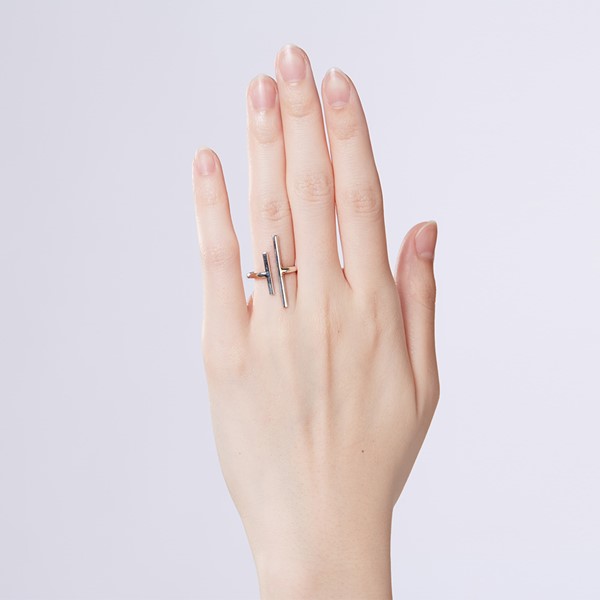 姊妹款線型簡約 純銀 女款戒指飾品