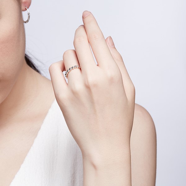 想像空間珠珠 925純銀 女款戒指飾品
