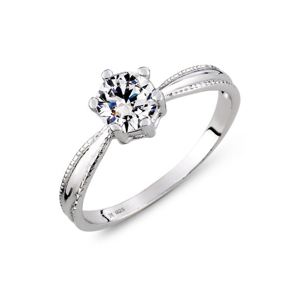 閃爍唯一戒指 純銀 女款戒指飾品