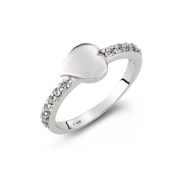 尋找愛蜜莉心型葉 純銀 女款戒指飾品