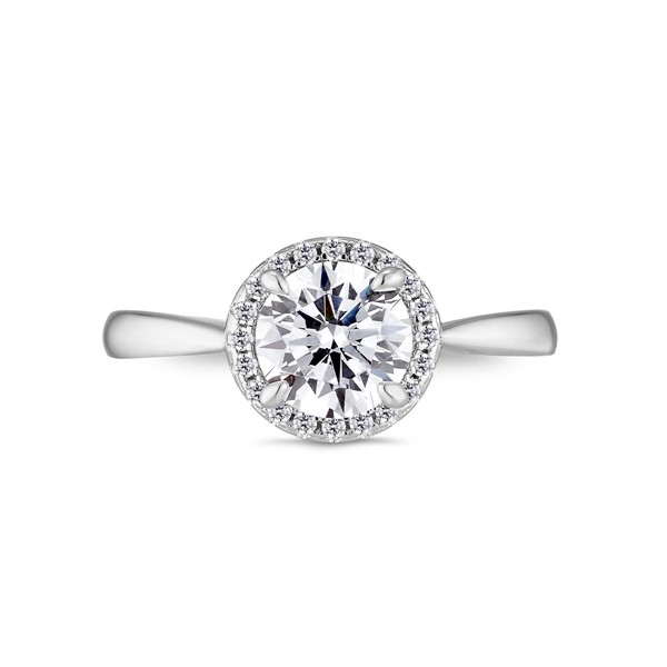 極光之心925純銀 求婚訂婚戒