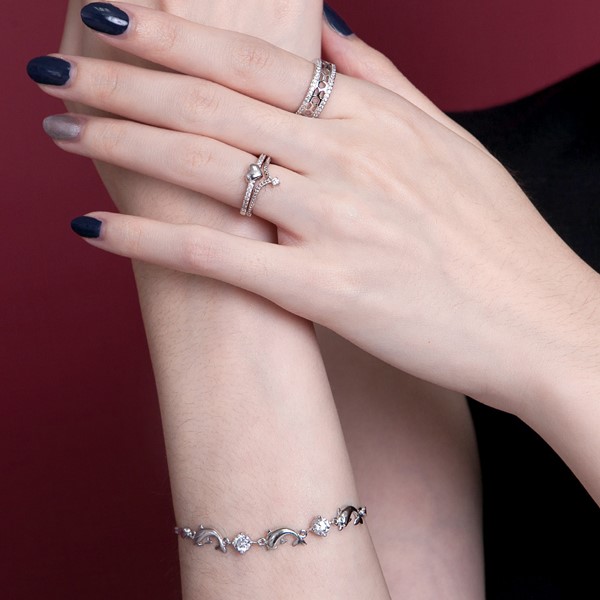 典雅皇冠 純銀 女款戒指飾品