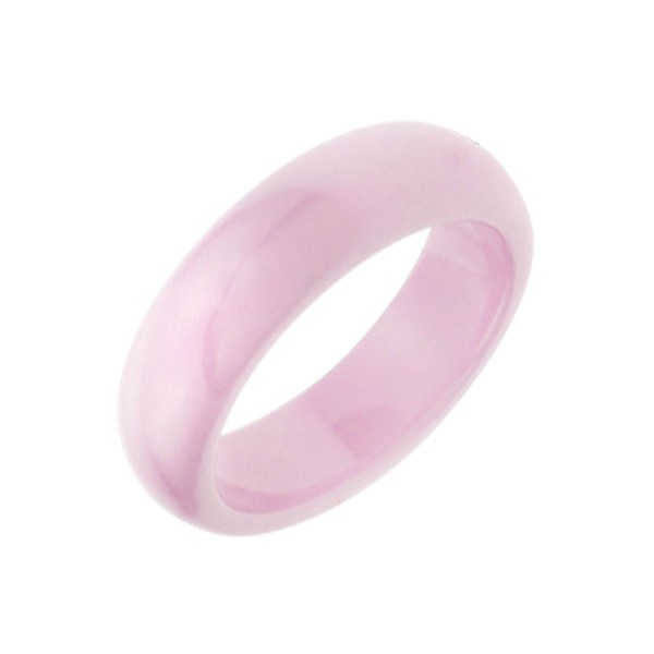 經典粉紅甜心窄版 陶瓷 女款戒指飾品
