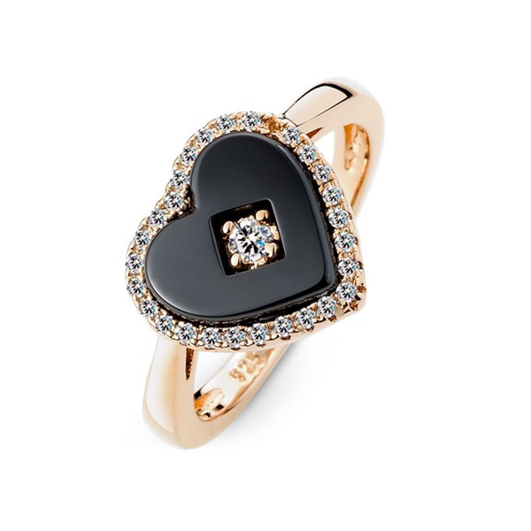 心型圈經典 陶瓷 女款飾品戒指 