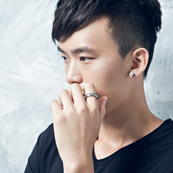品味非凡 鎢鋼 男款戒指