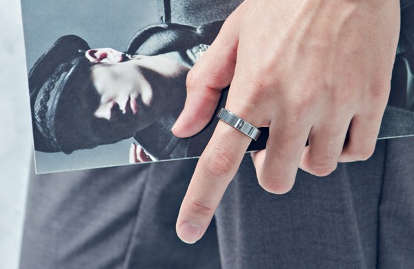 經典單鑽 鎢鋼 男款戒指