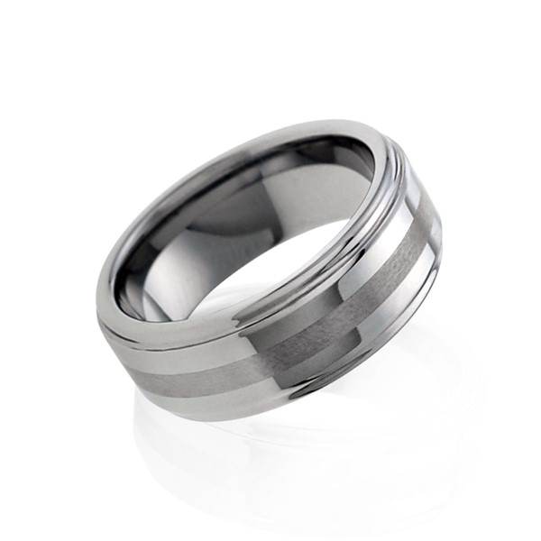 質感霧面環設計 鎢鋼 男款戒指飾品