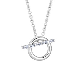 炙愛日珥 純銀 男款情侶紀念對鍊/項鍊