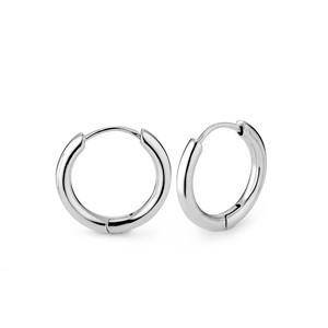 圓圈簡約 | 2cm/一對販售 純銀 男/女款耳環飾品