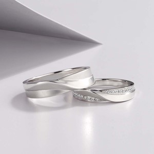 星系引力-無盡 鉑金(白金)結婚對戒