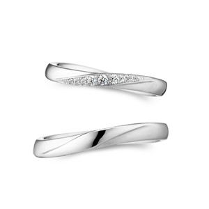 星系引力-曦軌 鉑金(白金) 結婚對戒