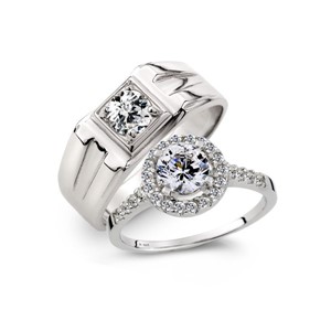 紅毯上的步伐 鉑金(白金) 結婚對戒