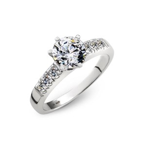 一輩子的約定 鉑金(白金) 女款結婚對戒