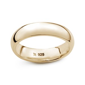 真實擁抱弧面 黃金(14K金)女款結婚對戒