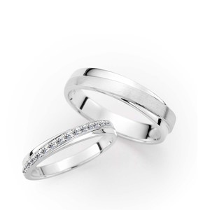 星系引力-恆引 925純銀/真鑽 結婚對戒