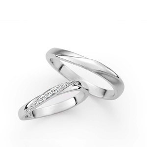 星系引力-曦軌 925純銀/真鑽 結婚對戒