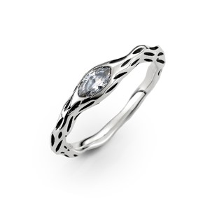 獨特染黑 925純銀 女款戒指飾品