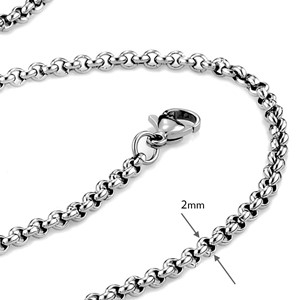 西德鋼珍珠鍊|0.2cm 鍊子,延長鍊