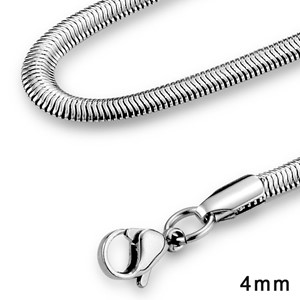 西德鋼扁蛇鍊|0.4cm 鍊子,延長鍊